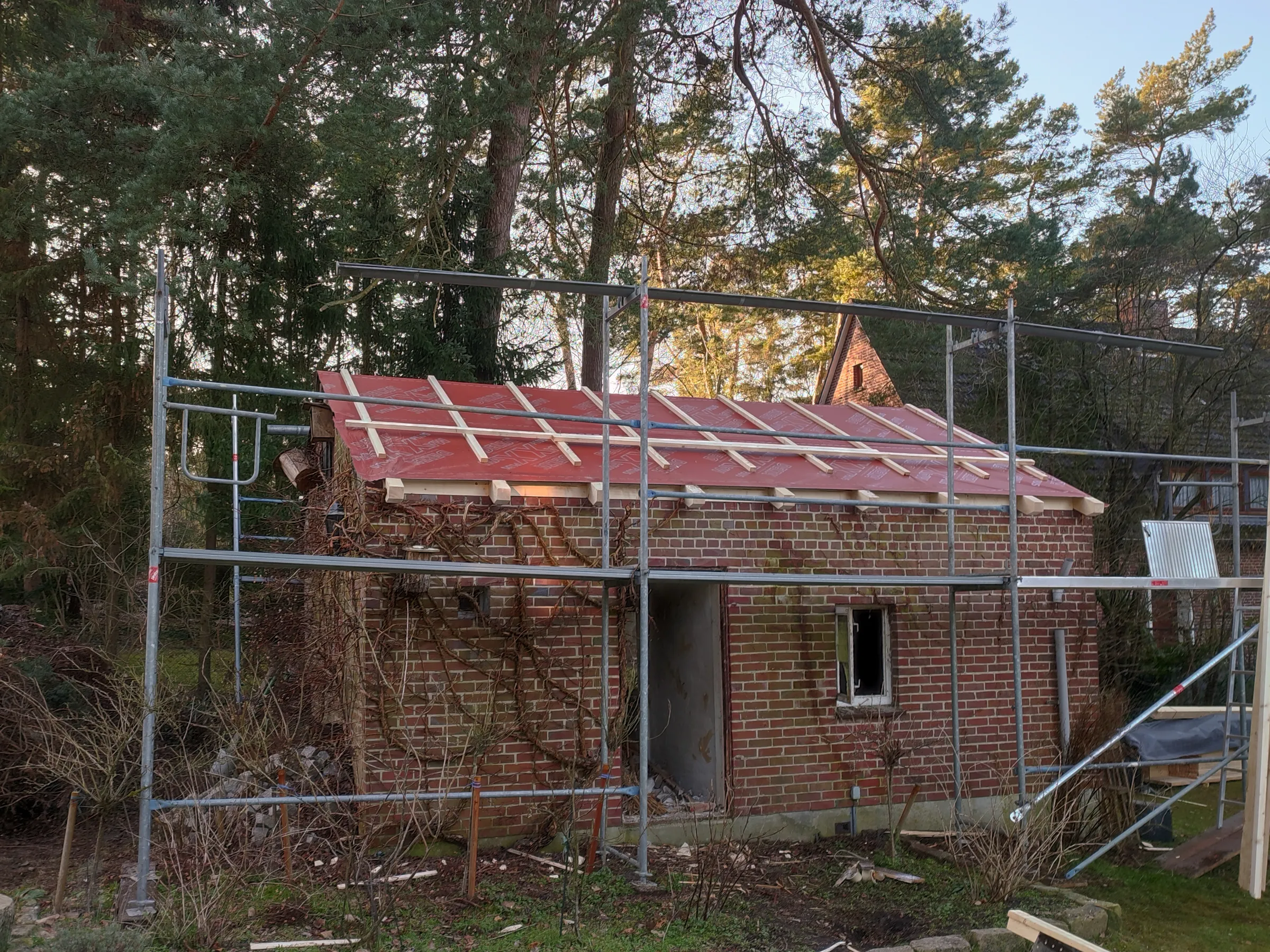 Stehfalzdach in Hausbruch