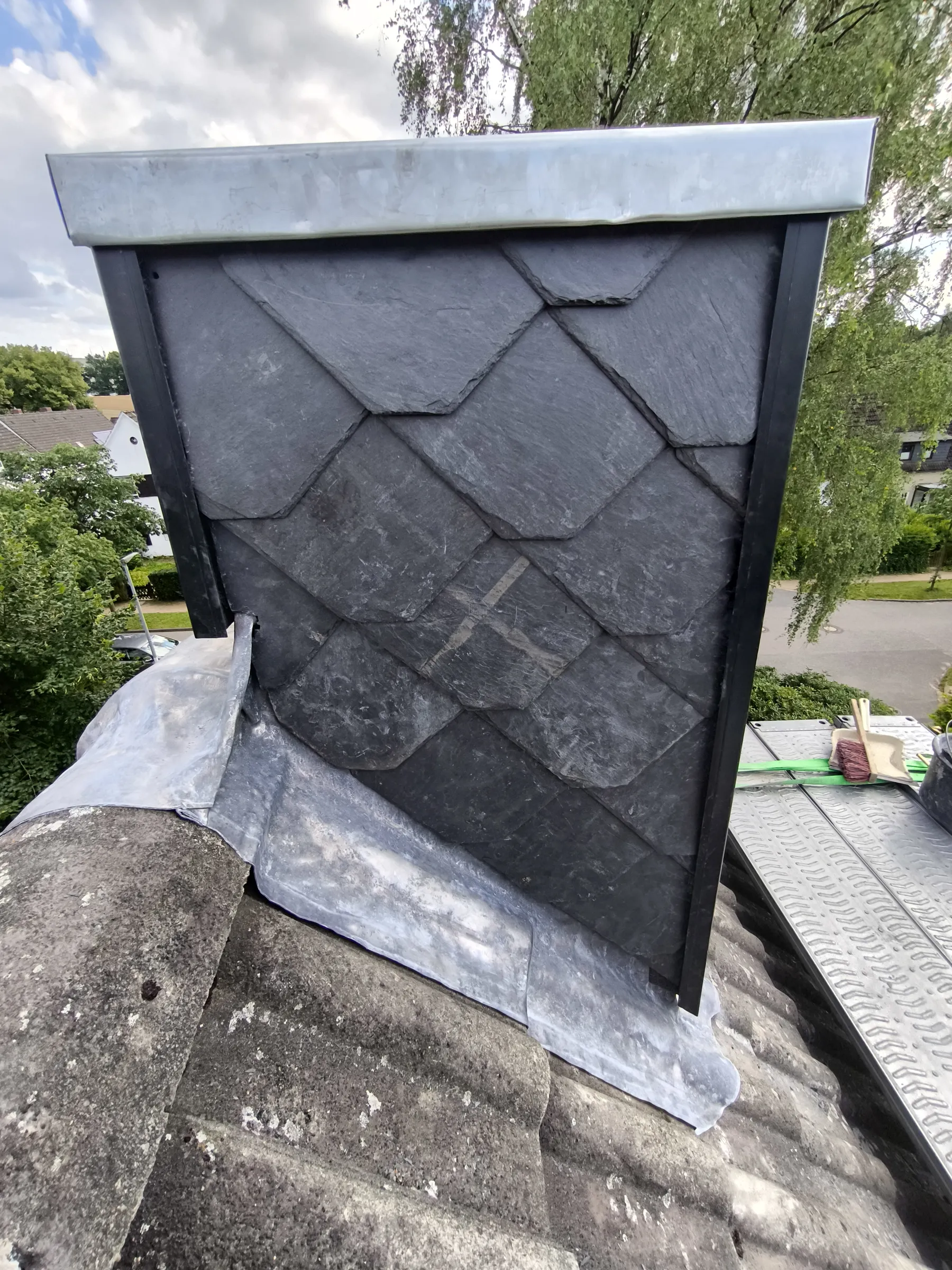 Schornstein verschiefert in Ahrensburg