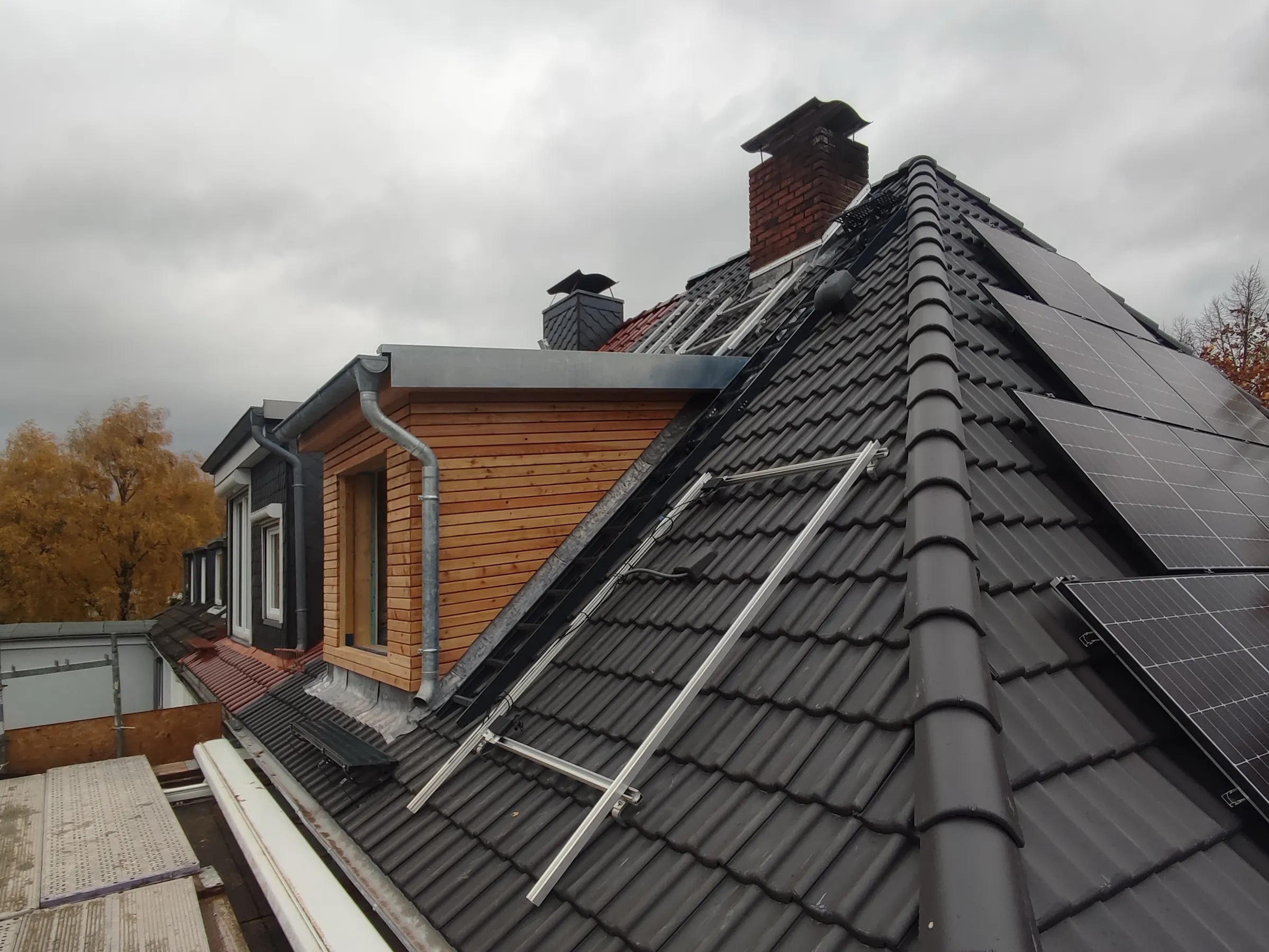 Energetische Dachsanierung in Wandsbek