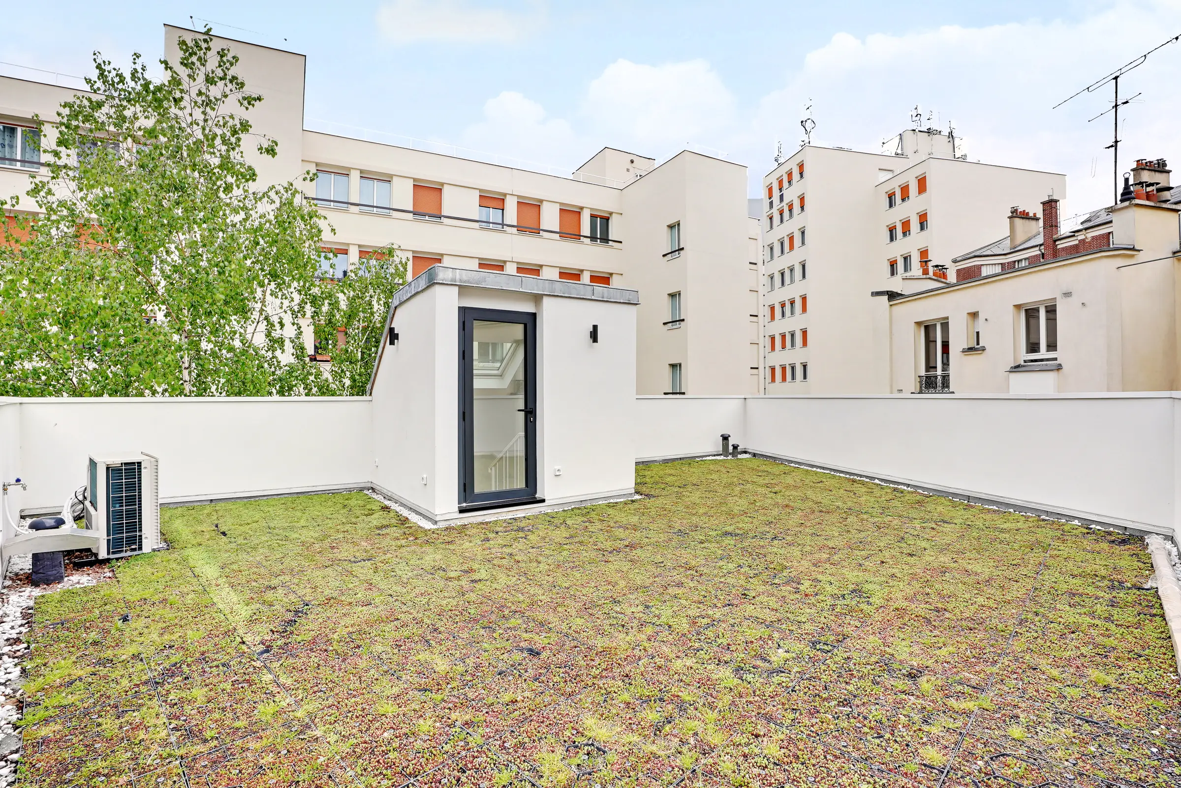 Jardin — construction d'une maison individuelle, avenue de la Sœur-Rosalie, Paris 13e