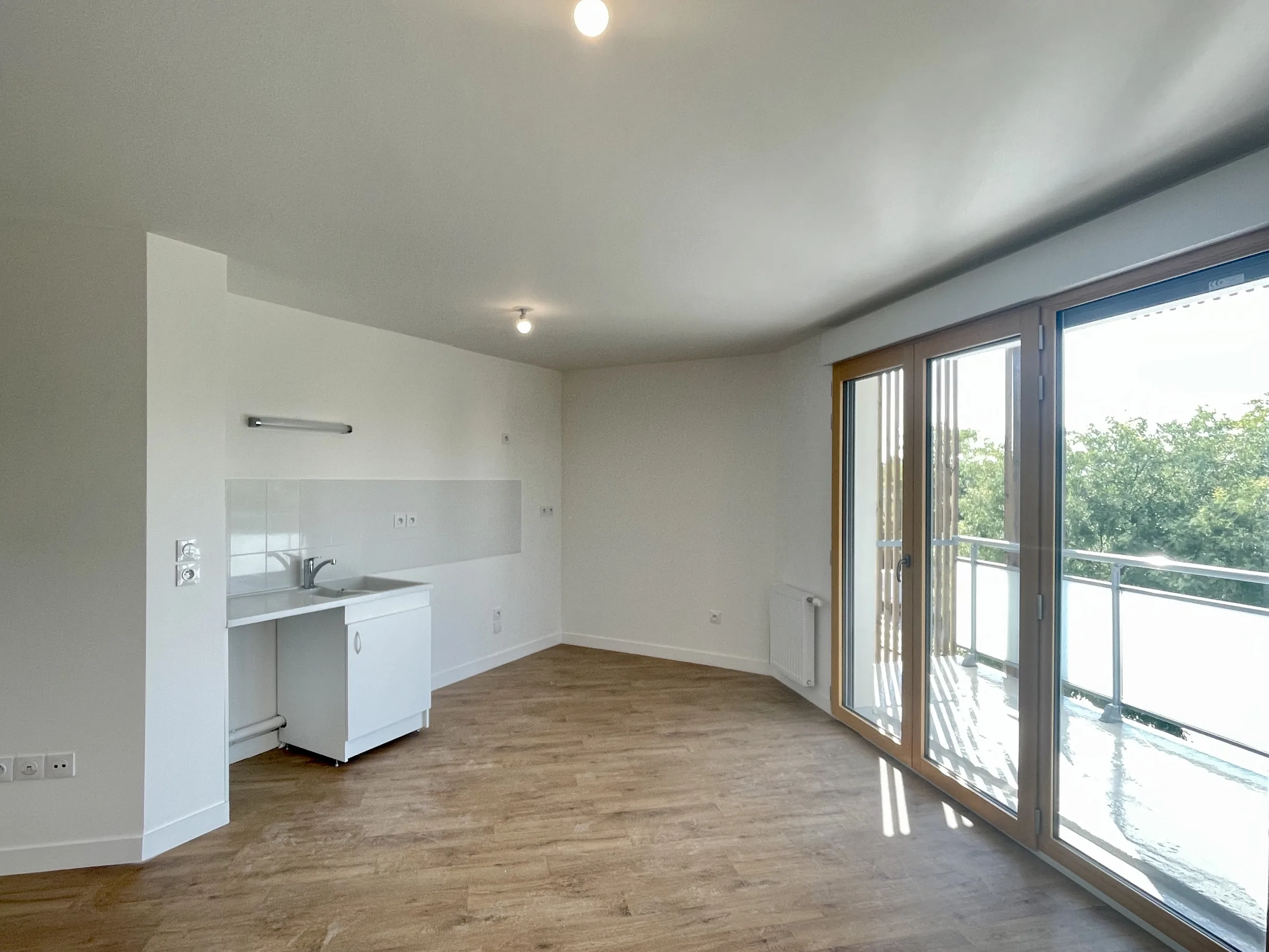 Intérieur d'appartement — construction de logements étudiants et intermédiaires, avenue Lénine, Pierrefitte-sur-Seine (93)