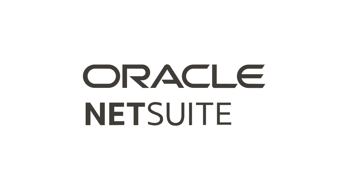 Oracle NetSuite logo with Oracle in stylized font and NetSuite below in bold and regular text.