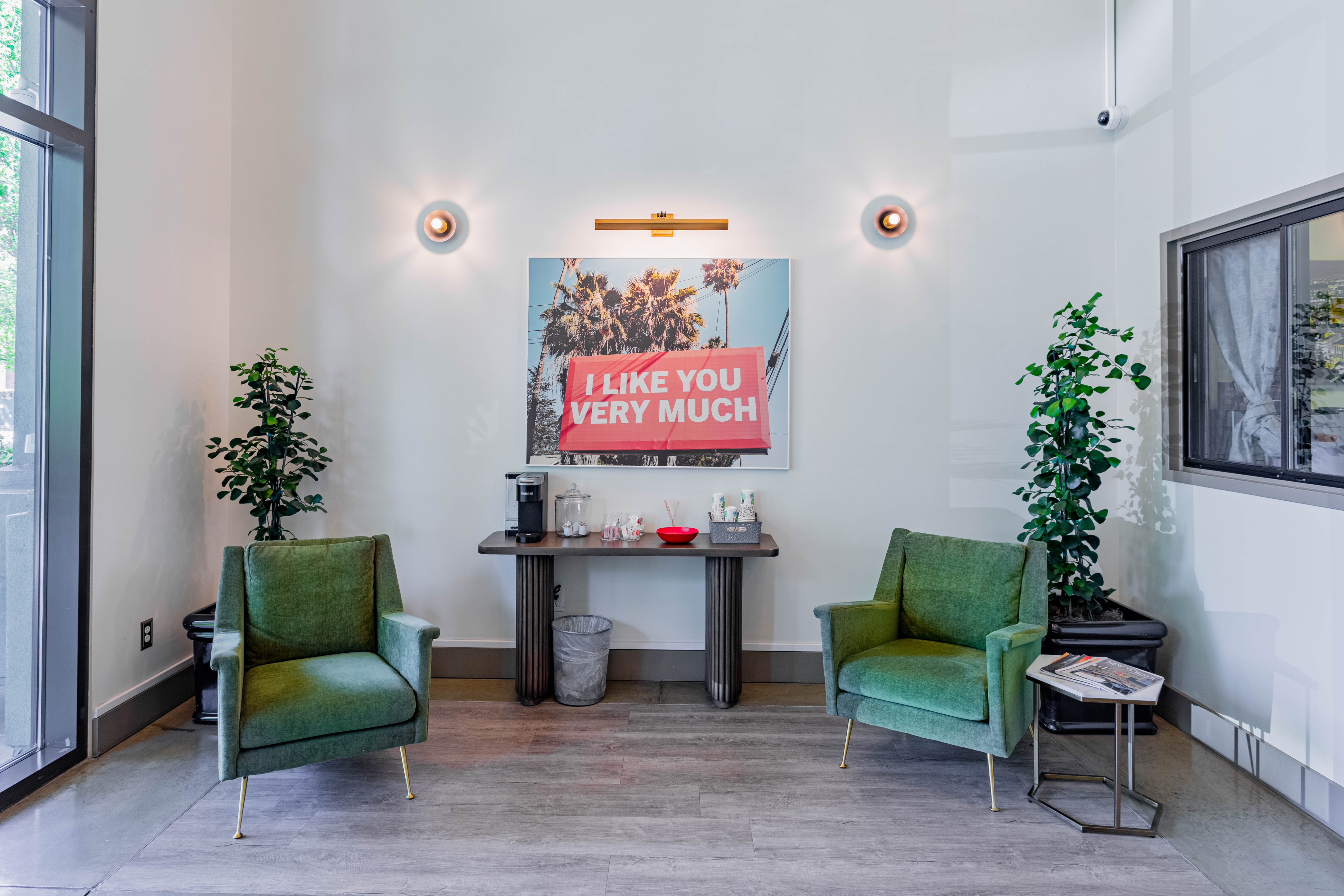 Community lounge seating area