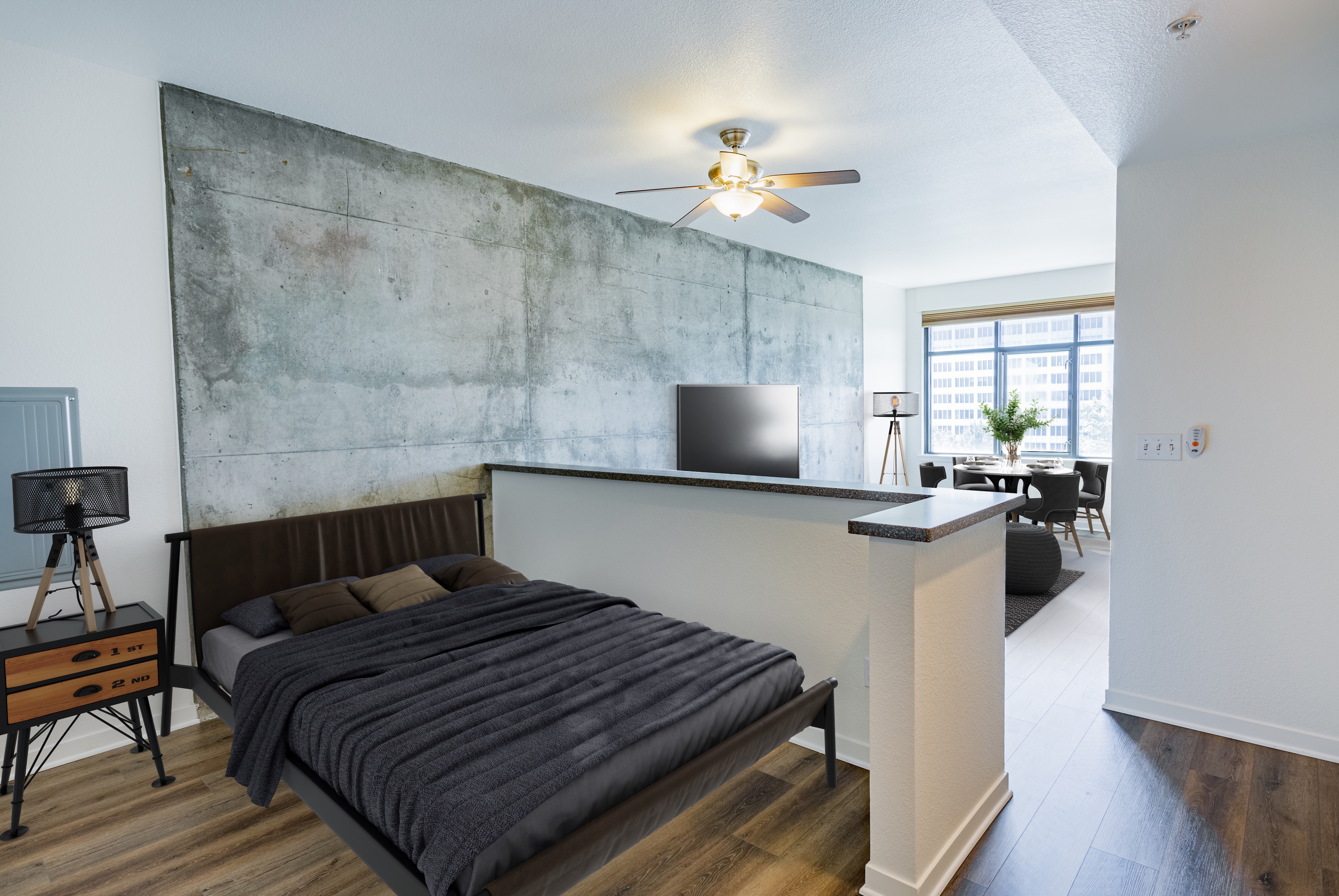 Loft bedroom