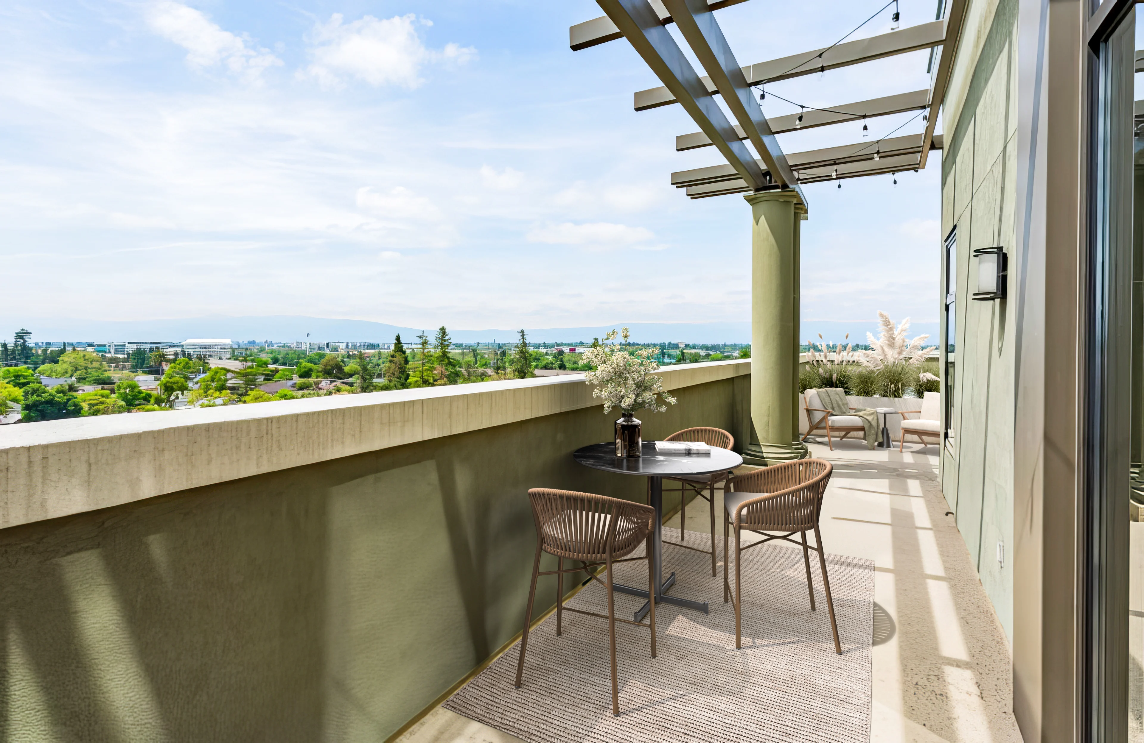 Rooftop deck
