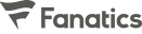 Fanatics logo text with stylized F icon