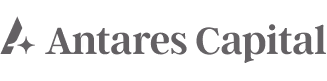 Antares Capital company logo with stylized triangular icon to the left.