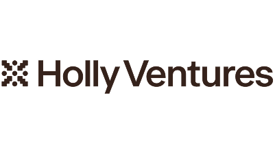 Holly Ventures logo with stylized dotted star icon to the left of the text.