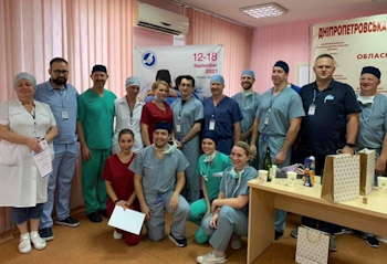 KXAN article about Austin surgeon treating Ukrainian burn victims