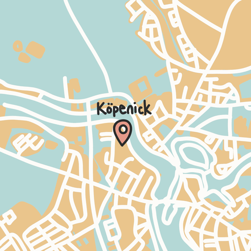 Köpenick map illustration