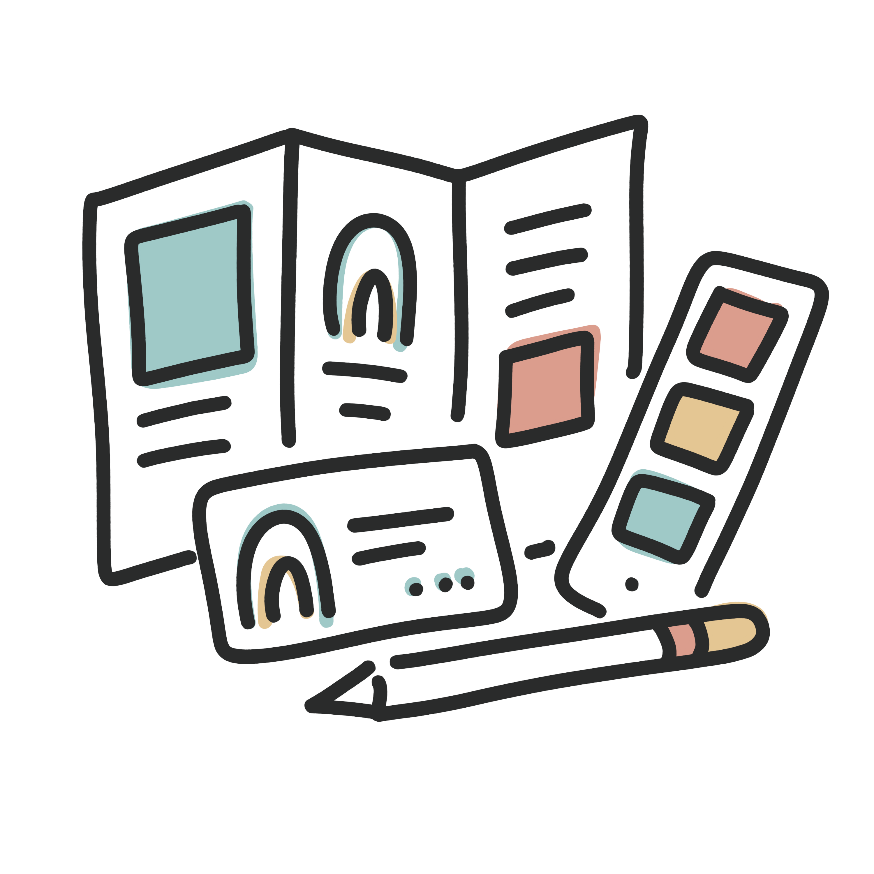 Printing support illustration