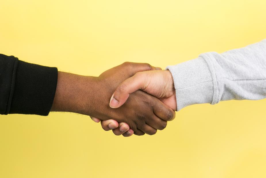 Business handshake