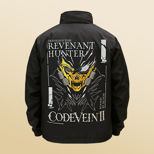 Code Vein Revenant Hunters branded jacket merchandise design