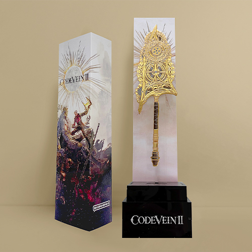 Premium branded packaging design for game promotional product