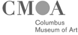 Logo of Columbus Museum of Art with letters C, M, A and a circle representing the O.