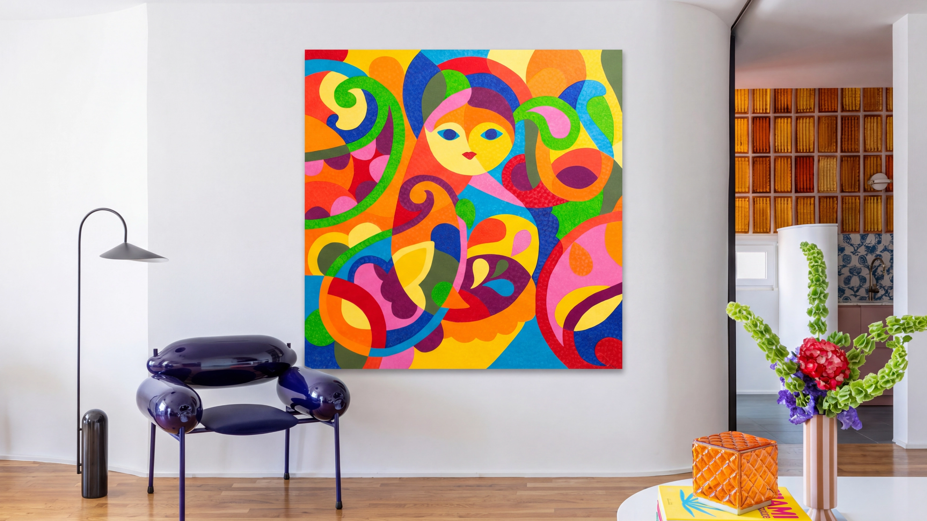 Matryoshka, oil painting by Nala Kun