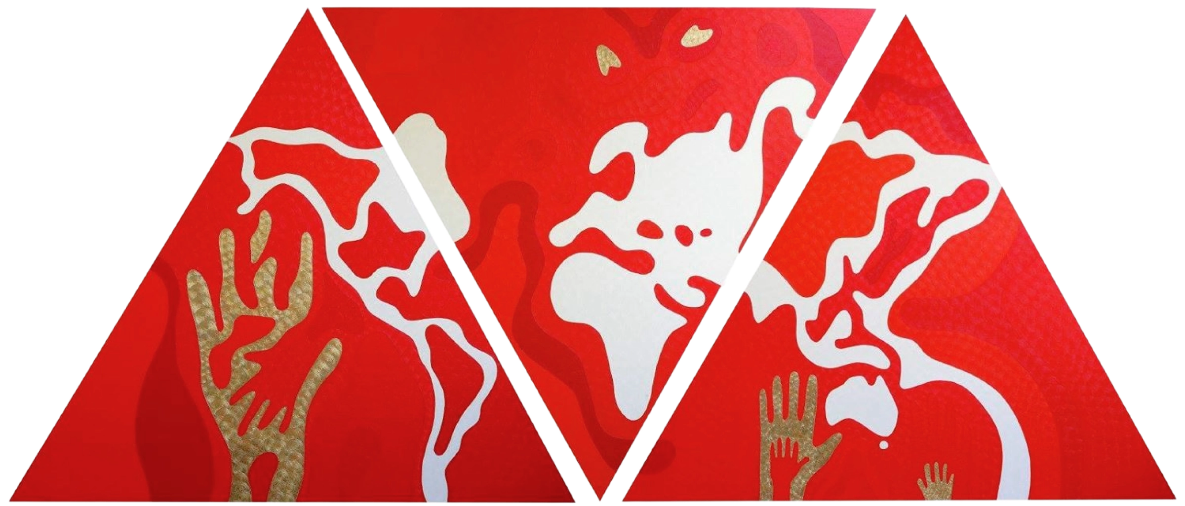 The world in our hands (Triptych)