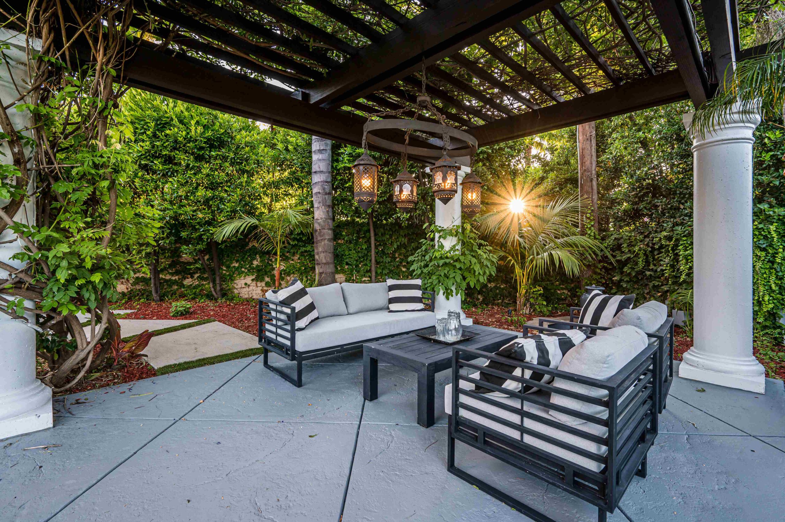 Backyard Shade Cover scaled | Opulands Landscape Design & Construction