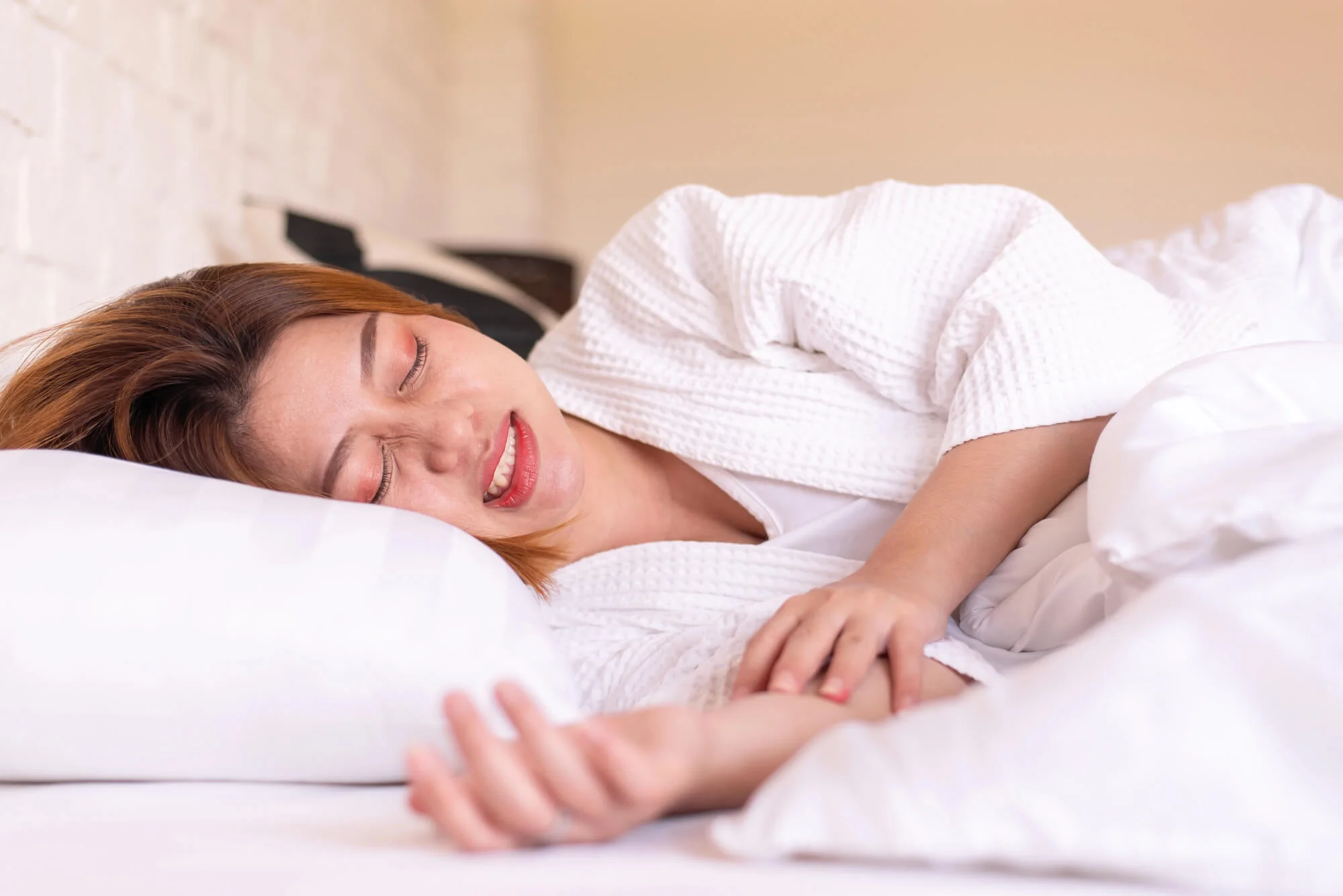 woman sleeping