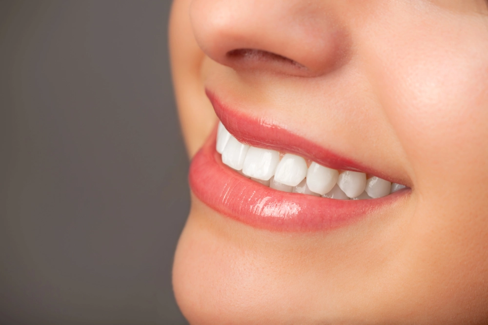 woman smiling