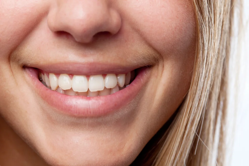 woman smiling