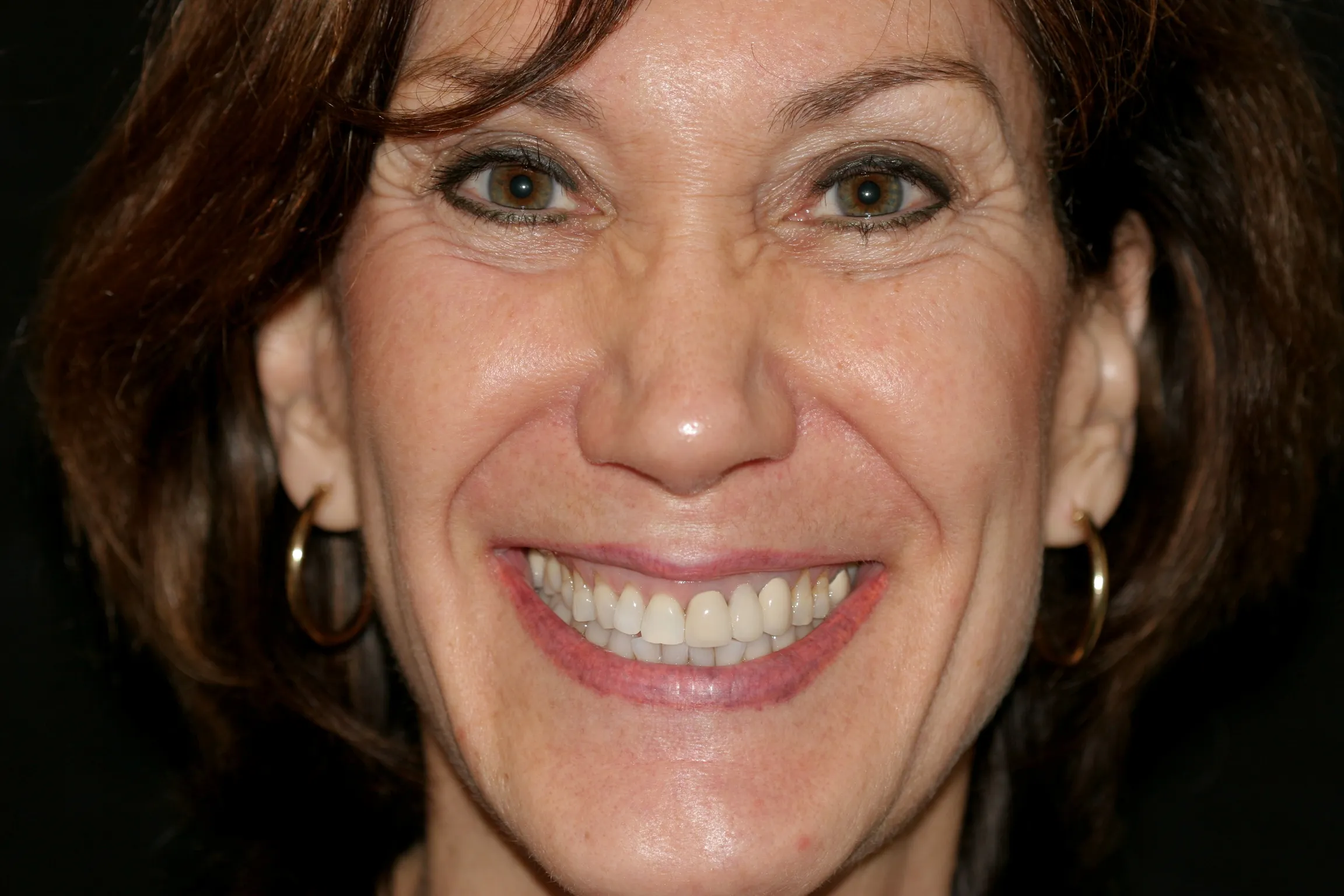 woman smiling