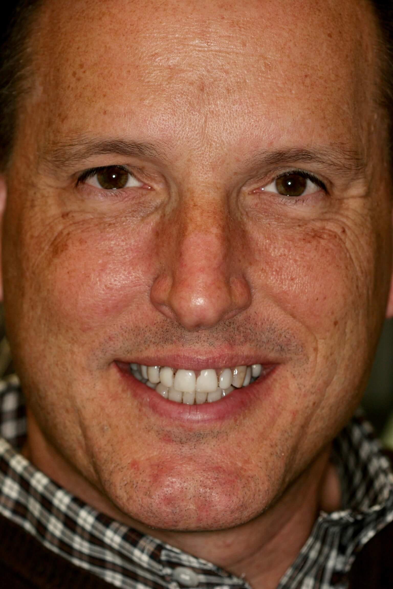 man smiling