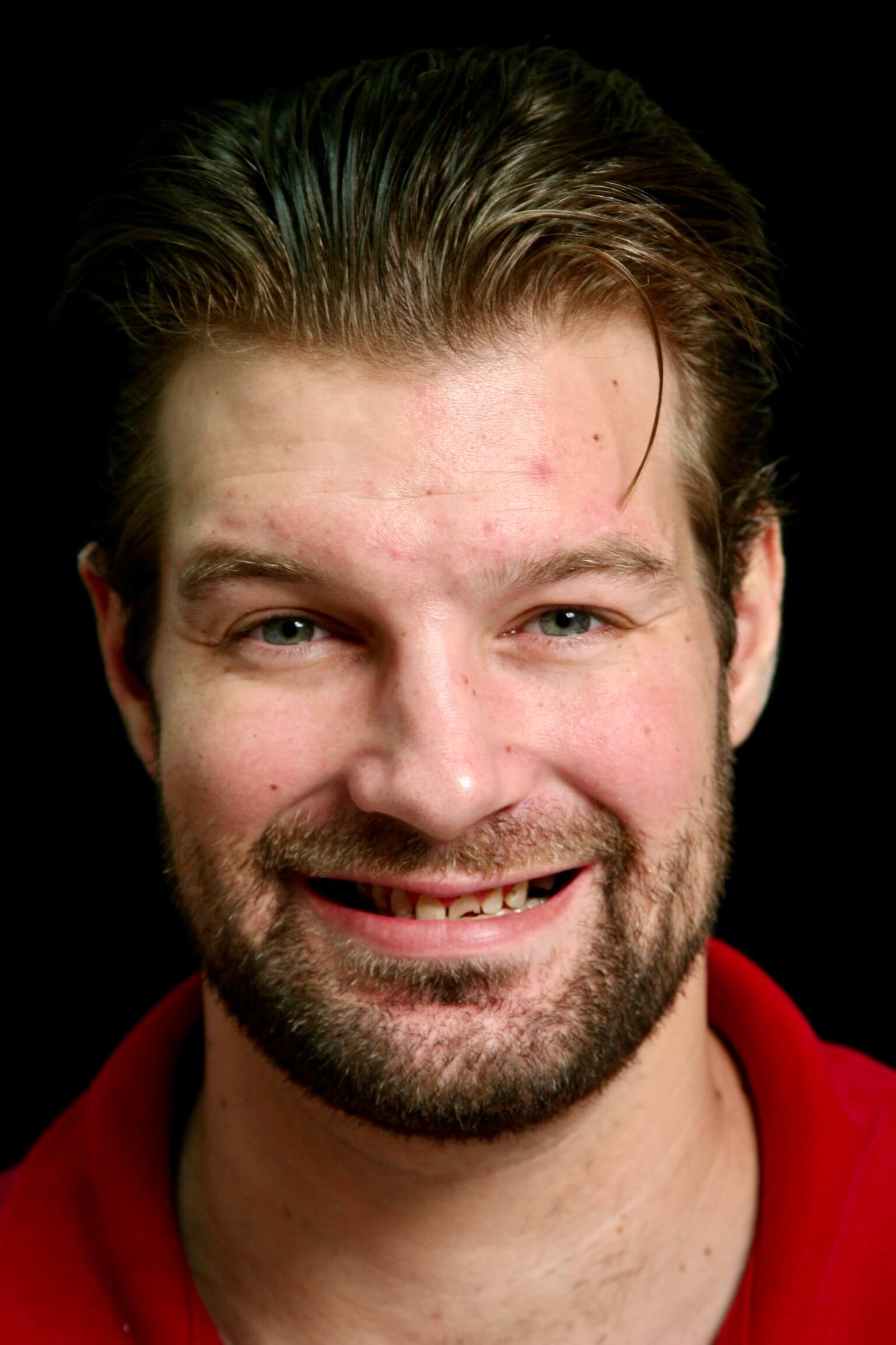 man smiling