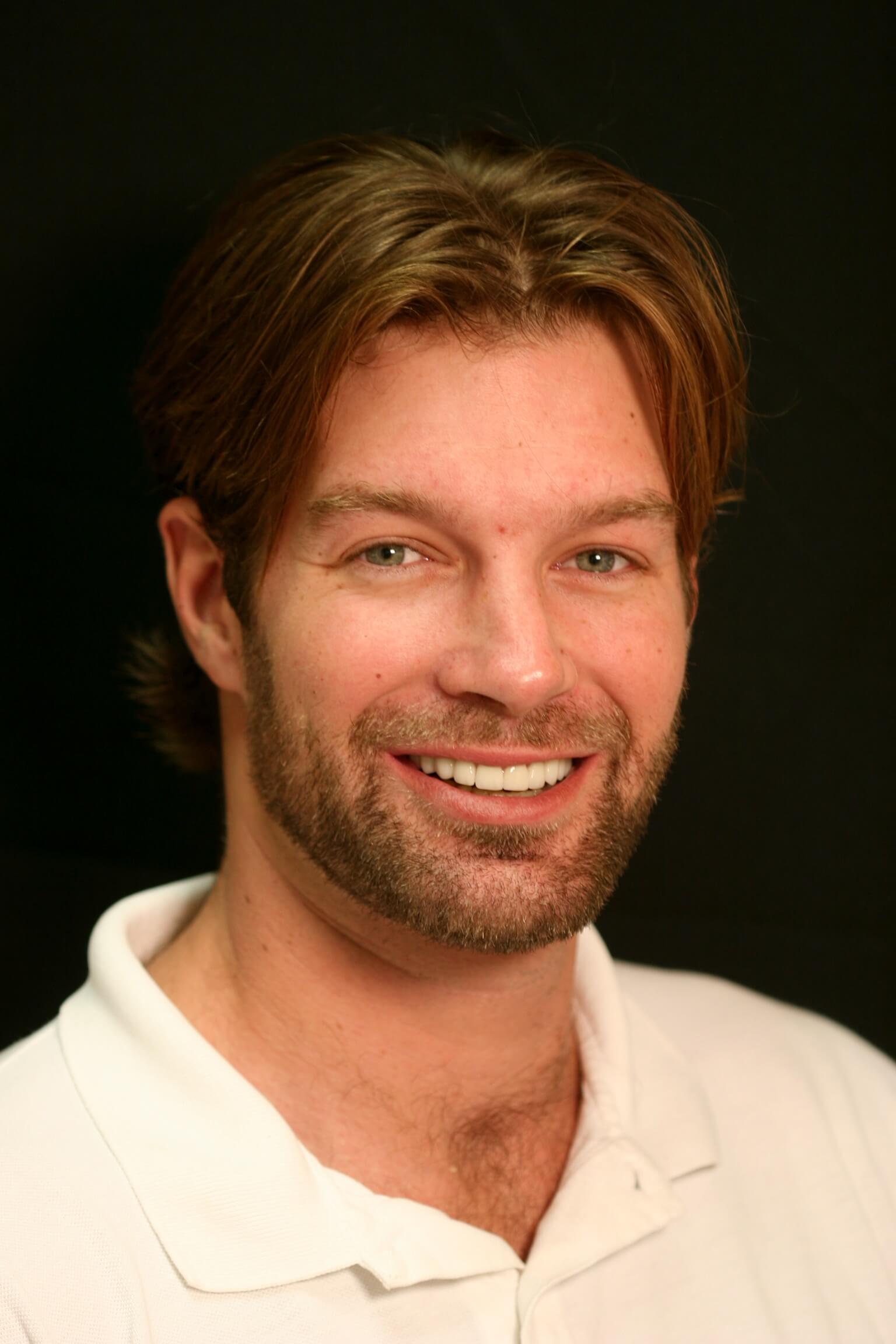 man smiling