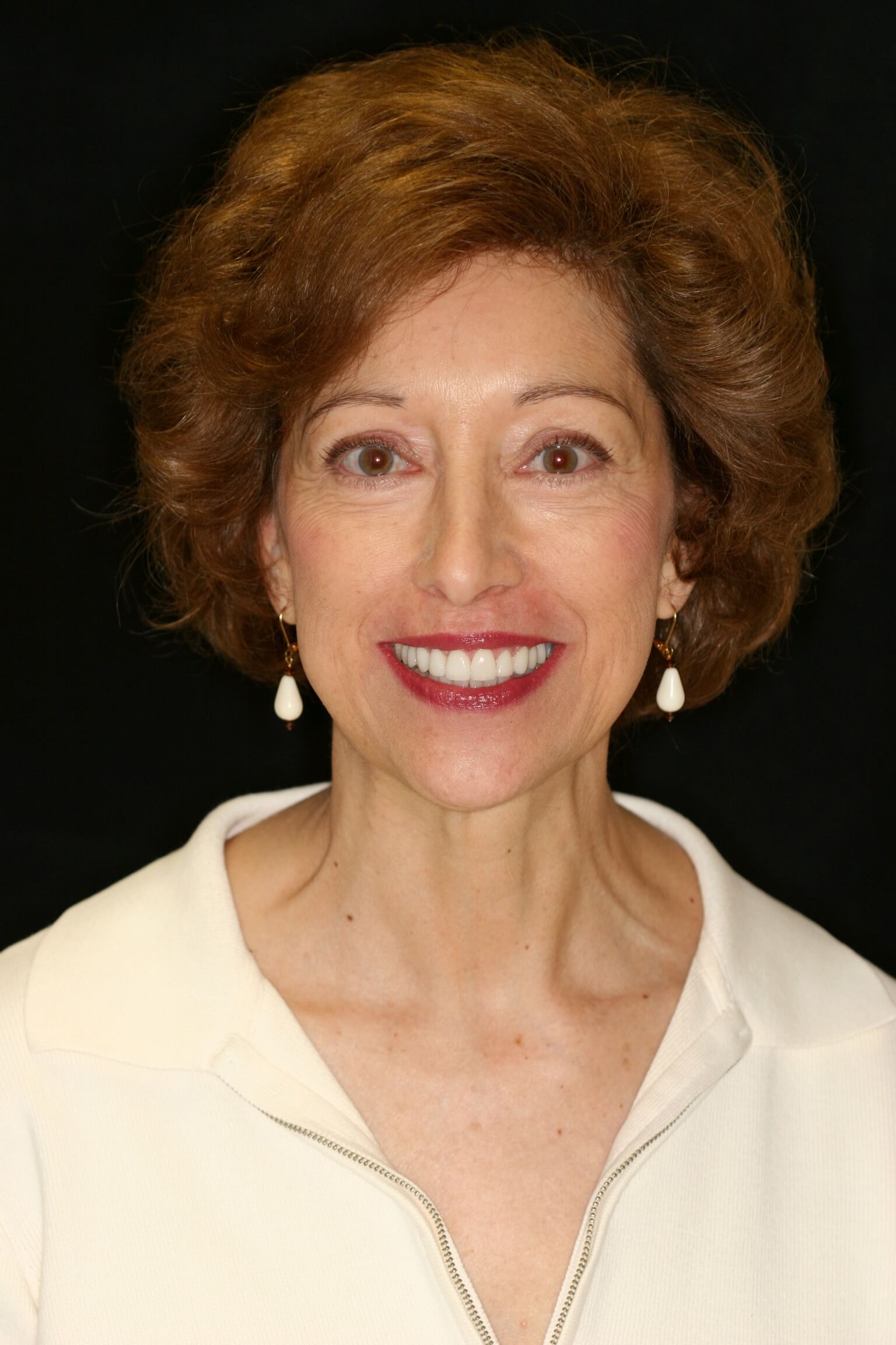 woman smiling