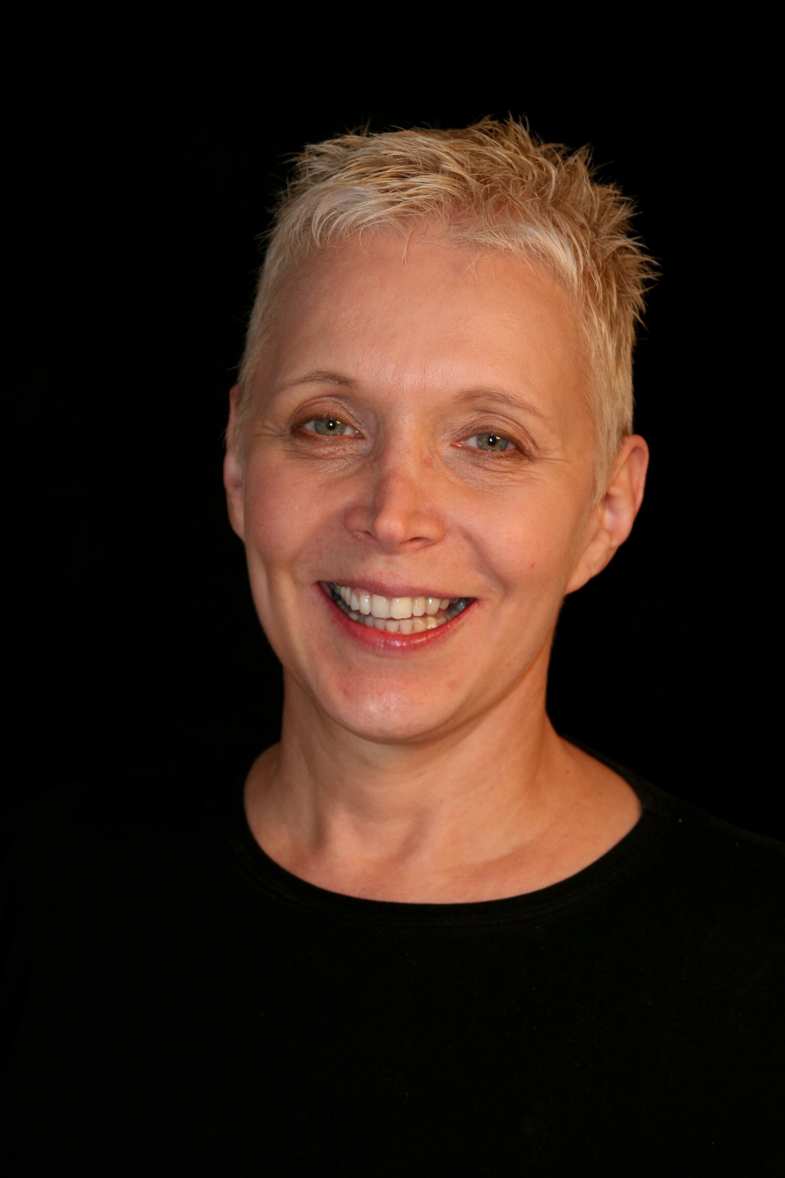 woman smiling