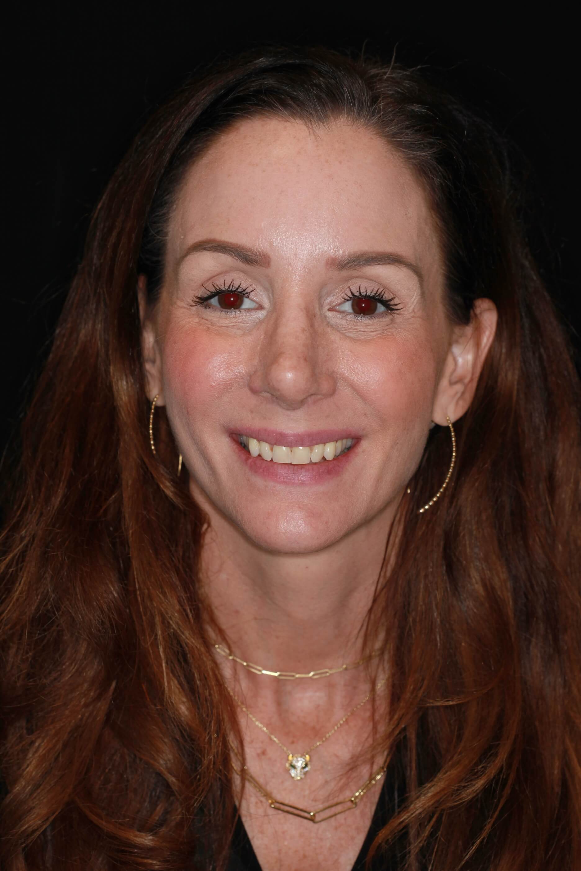 woman smiling