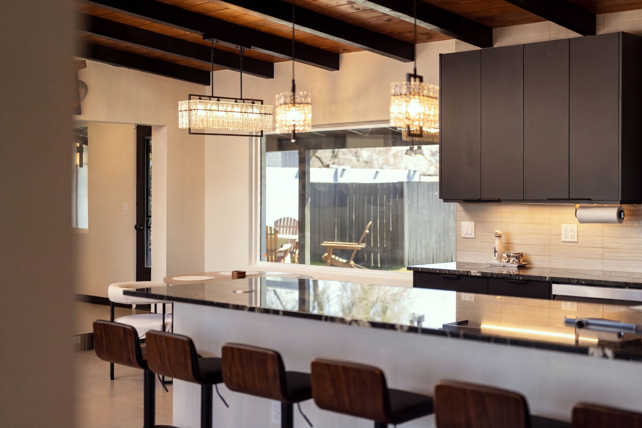 Vacation rental kitchen and its design details