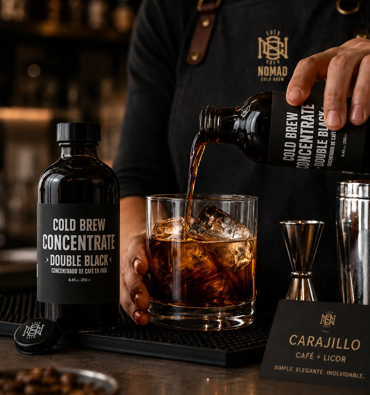 Nomad Cold Brew social media photography and content