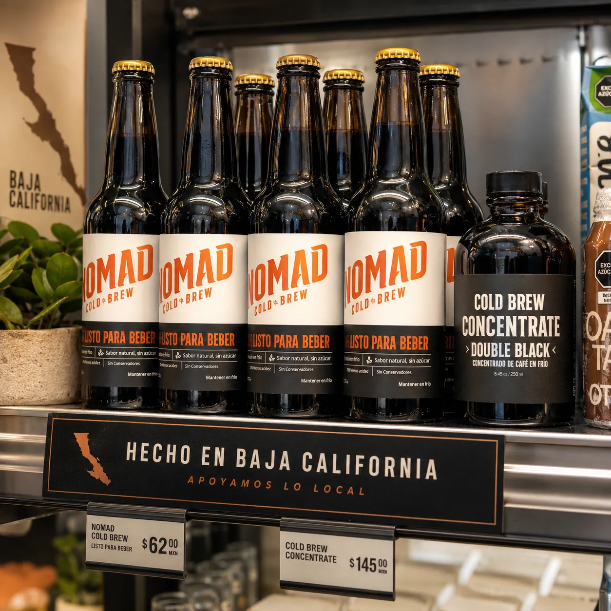 Nomad Cold Brew products in retail and marketplace channels