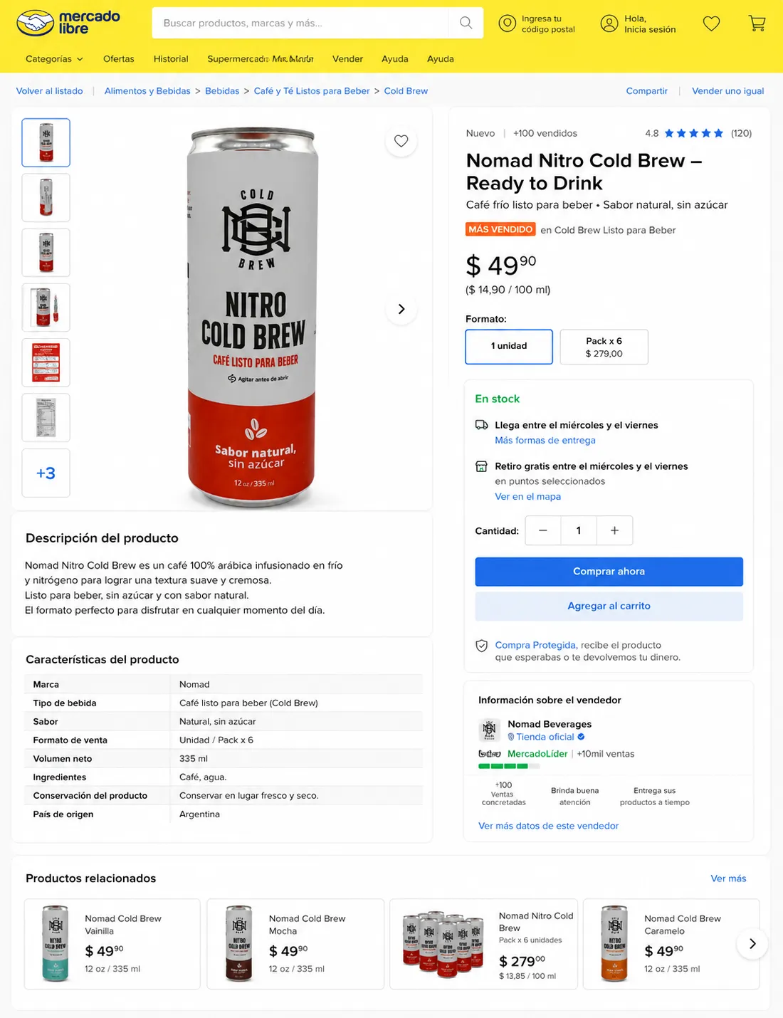 Nomad Cold Brew social content answering real customer questions