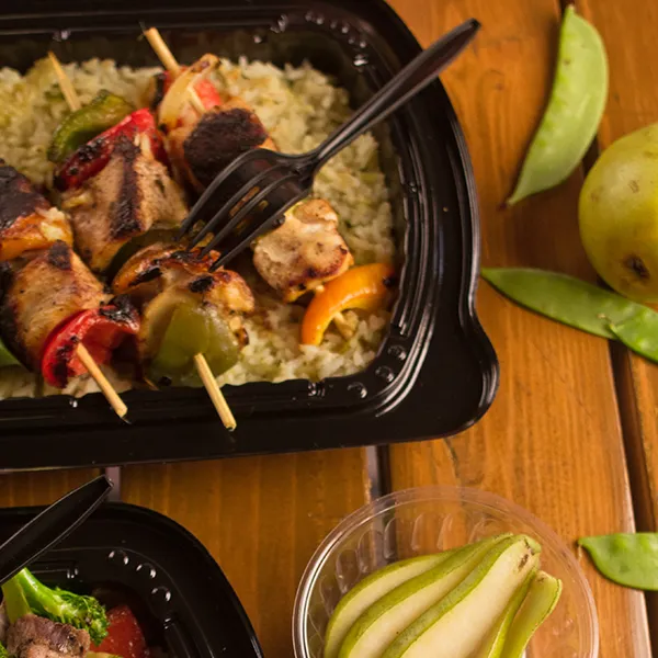 Sanoz Food branding: logo, labels, menus, and social media assets