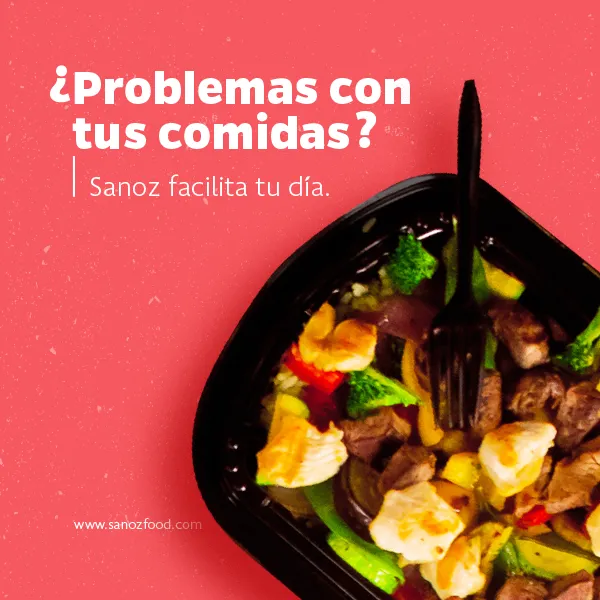 Sanoz Food branding: logo, labels, menus, and social media assets