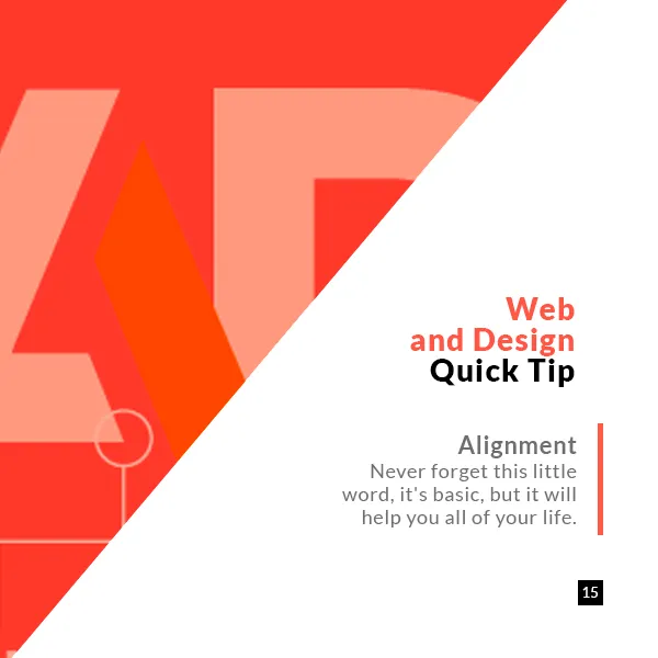 UX Quick Tips post: alignment, a basic rule that improves every layout