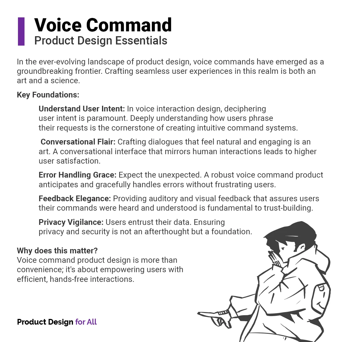 Product Design for All: key foundations of voice interaction design
