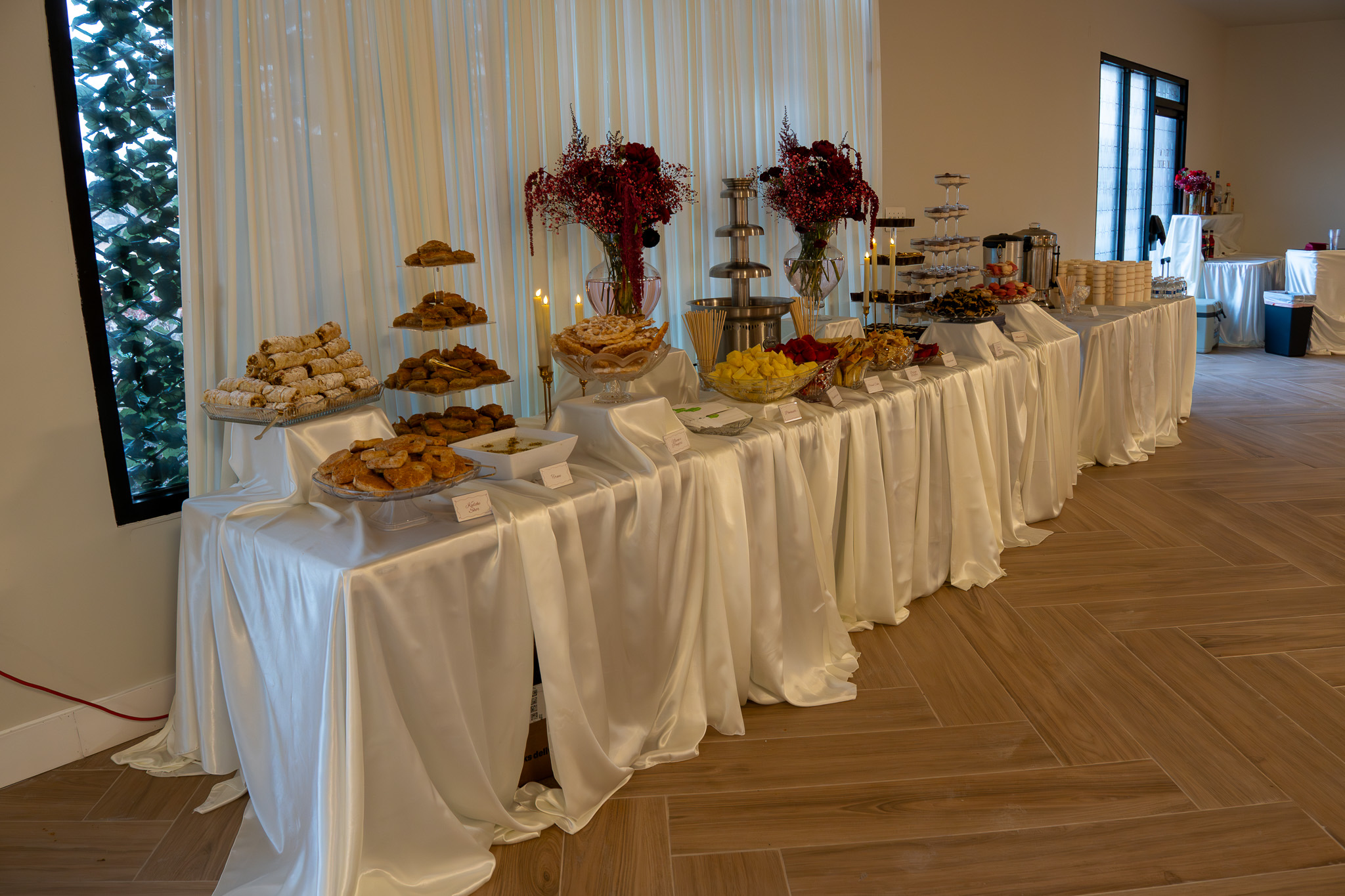 image of a beautifully set event for an event planning service