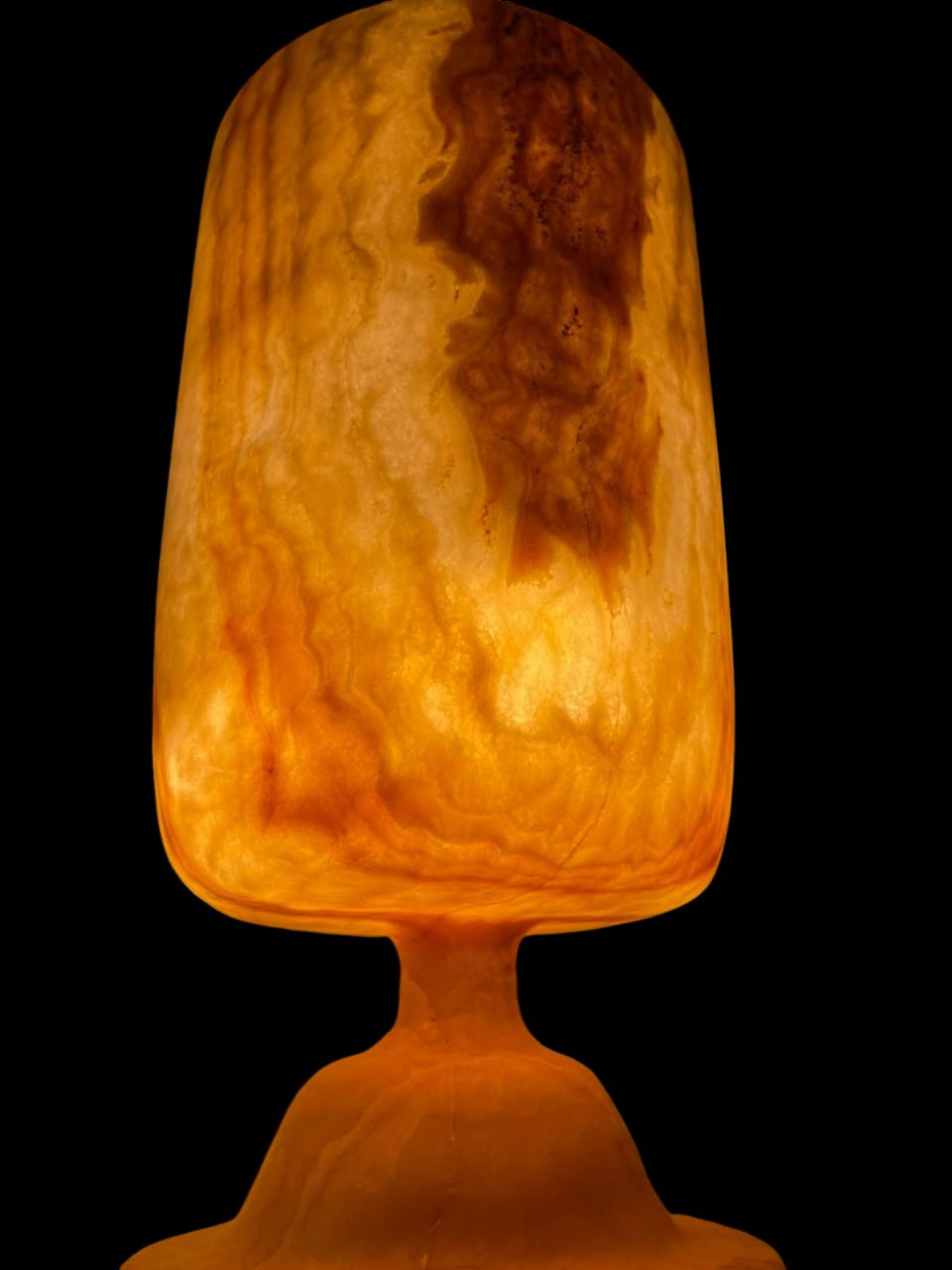 Luxor Lamp Amber Alabaster