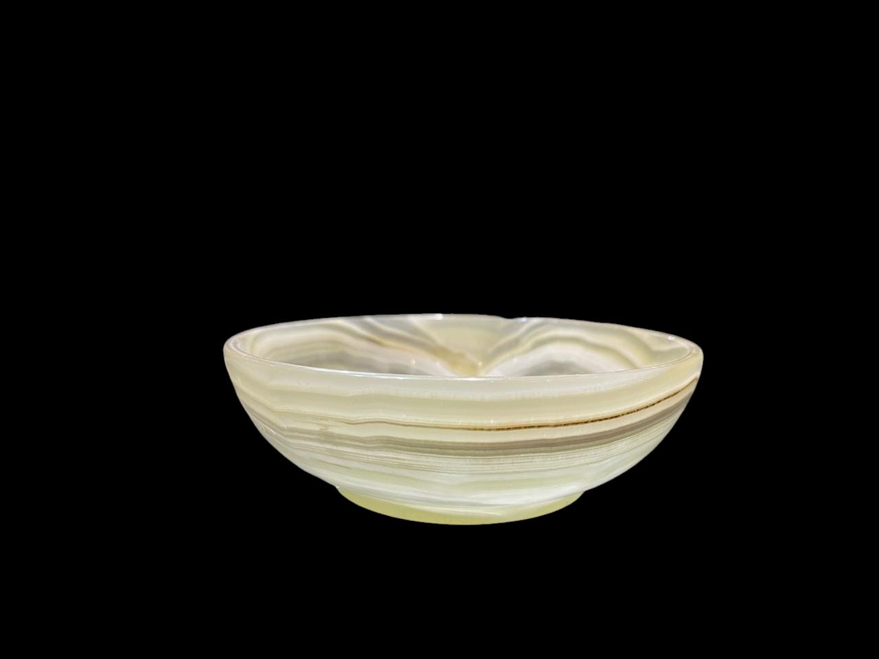 Nile Bowl Hand-Carved Egyptian Alabaster