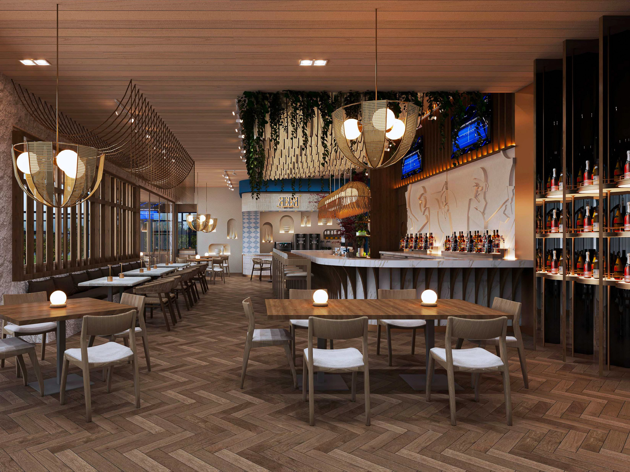 laredo padel club indoor bar restaurant