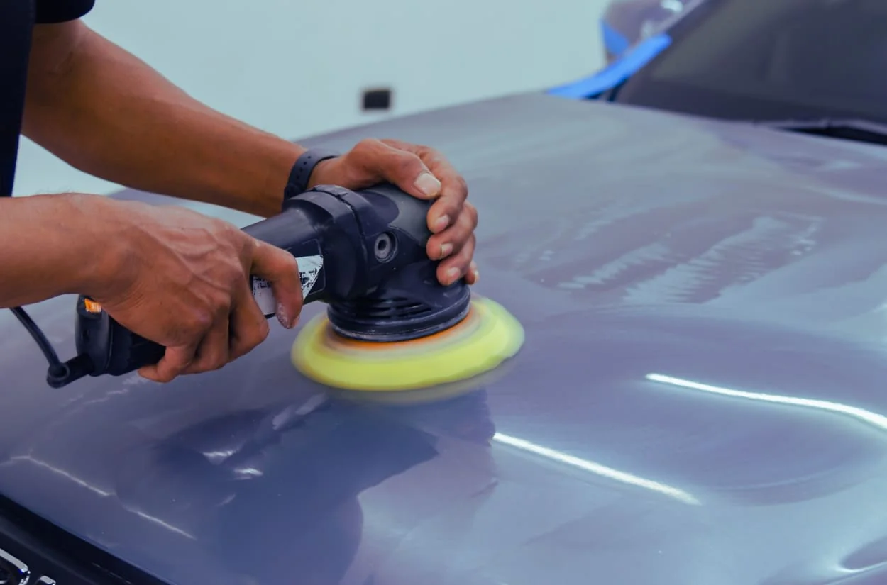 Restored vehicle after professional detailing