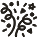 Black Confetti Blast Icons