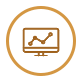 Gold Corporate Events Digital Presentations Icon