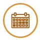 Gold Corporate Event Multi-Day Events Icon