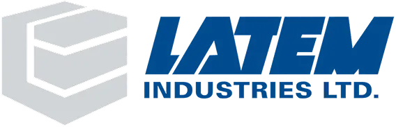 LATEM Industries Ltd. logo with a stylized hexagon and layered block graphic.