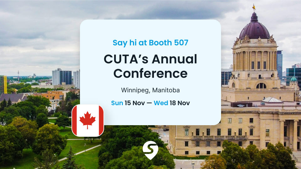 Information about Swiftly's booth at the CUTA Annual Conference and Transit Show 2026.